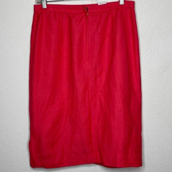 Vintage Maggy London Red Skirt‎ Set - Picture 4 of 10